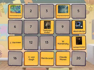 Žymiausi menininkai