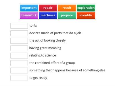 U6W3 Vocabulary