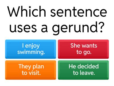 Gerunds and To-infinitives (Stage 1)