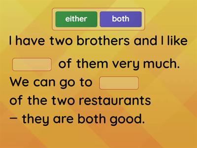 Both, either, neither