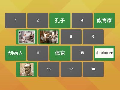 2A MEMORY Lessico Confucio 