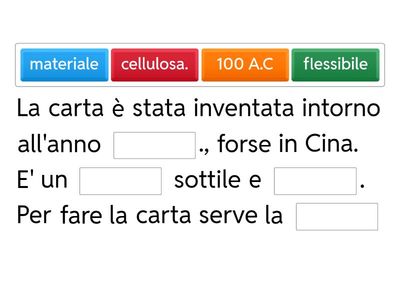 VERIFICA SULLA CARTA
