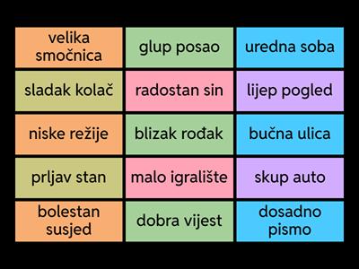 KOMPARATIV I SUPERLATIV PRIDJEVA 1