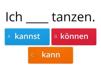 Können/nicht können