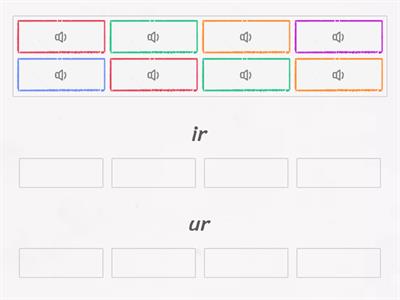 Super Fun 7- Phonics 2 - Listen and Sort