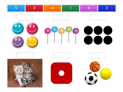 matching numbers to 6