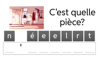 Les pièces de la maison