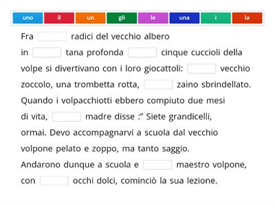 Articoli Esercizi - Risorse didattiche