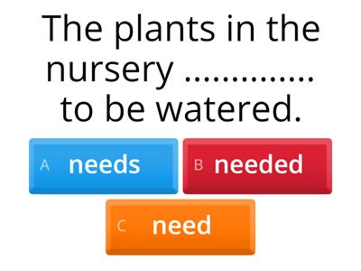 Subject Verb Agreement Quiz