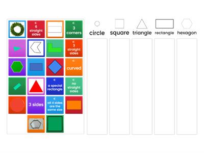 2D Shapes Sort