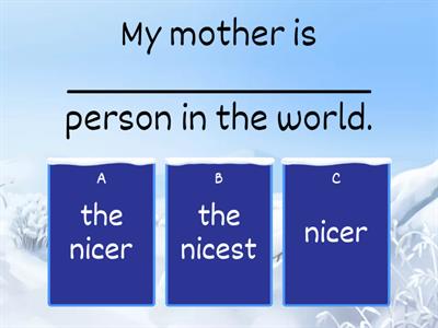  sm3 - comparatives, superlatives 