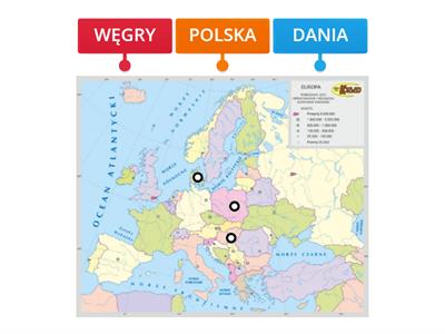 MAPA - DANIA I WĘGRY