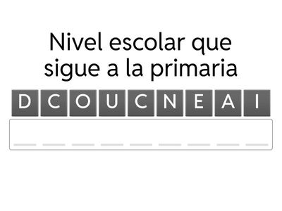 EDUCACIÓN SECUNDARIA