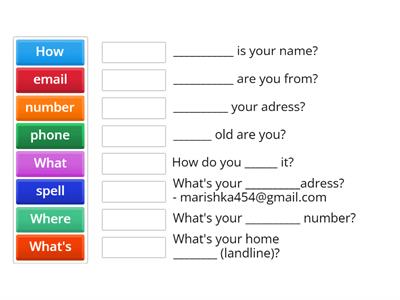 Introduction questions