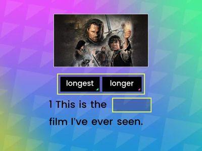 Comparative and superlative adjectives (3.2)