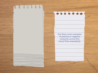 BC Discussion #2.2 > General Questions - Complication, Resolution, Symbolism, Theme, Groups, Cause/Effect