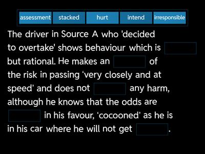 Cycling [Paper 2 Question 2]