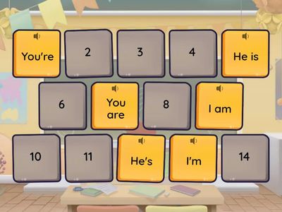 To be - forma intera e contratta