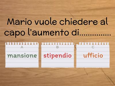 Lessico lavoro 