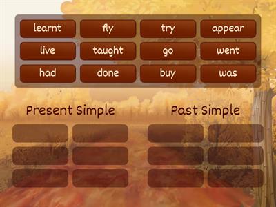 Англ. язык. 5 класс. Групповая сортировка