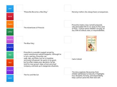 Book vocabulary (Matchup)