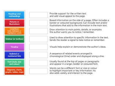 Organisational Features - Match