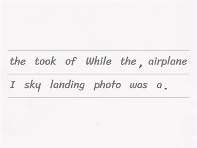 PAST SIMPLE - PAST CONTINUOUS(while/when)