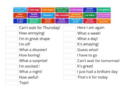 Expressions informelles pour un journal intime