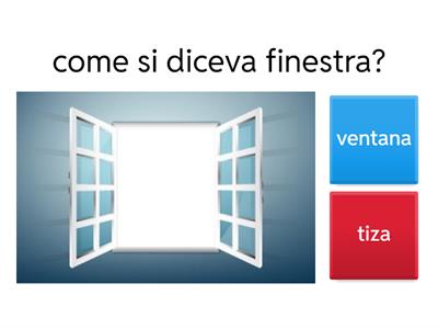 Oggetti della classe in spagnolo 