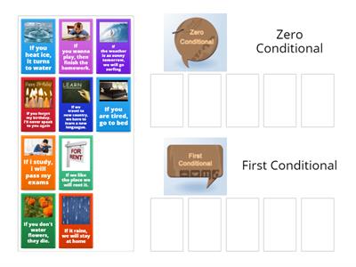 Zero and first Conditional