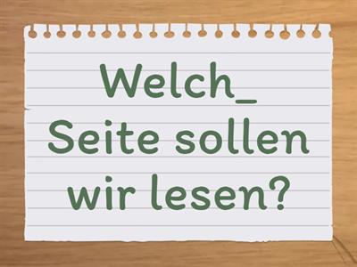 L13 / Grammatikspiel welch-