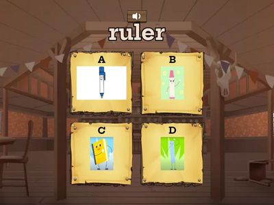 Stationery - lvl 3 game show (sound, text - picture)