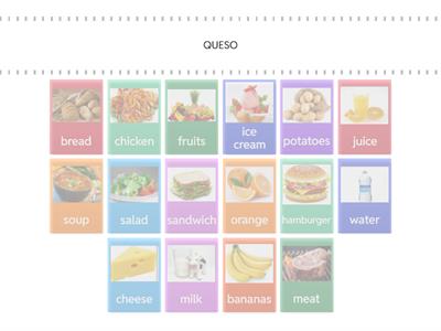 COMIDA/FOOD/16 words