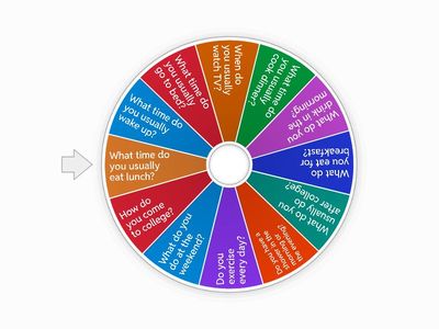 Daily routine questions