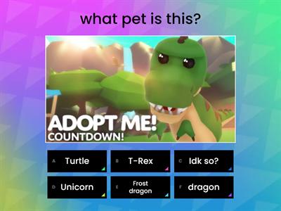 Guess the *Legendary* Adopt me pet!