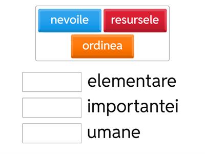 Nevoi si resurse