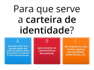 Identidade - filosofia