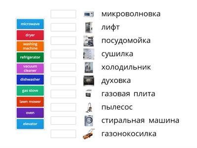 РУССКИЙ ЯЗЫК. Словарь. Дом. Домашняя техника -1