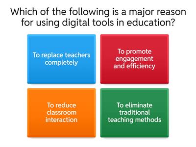 Digital Tools for Teaching and Learning
