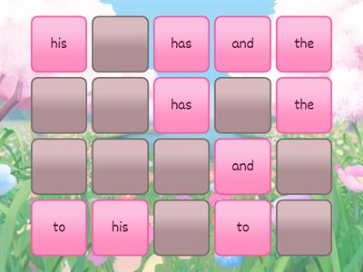 Kindergarten Trick Words Unit 3