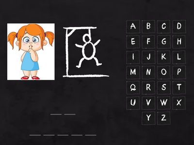 Classroom rules hangman