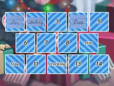 Christmas Cursive Words