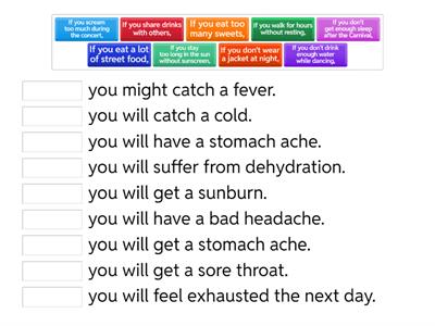1st conditional (Health Problems)