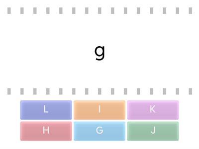 Big and Small Letters (G-L)