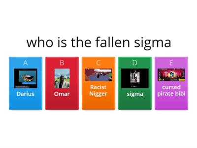 Sigma quiz