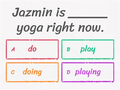 Present Simple vs Present Continuous