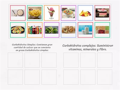 Vida saludable - Carbohidratos simples y complejos