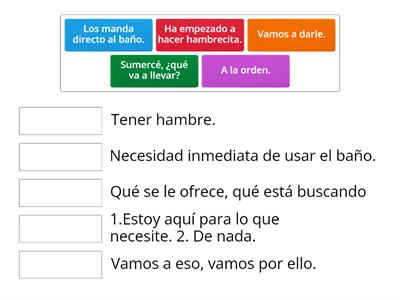 expresiones coloquiales