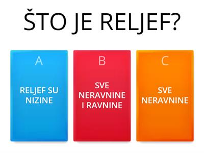 RELJEF I GRAĐA ZEMLJE