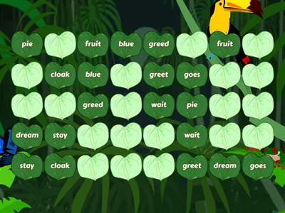 Long Vowel Memory Match